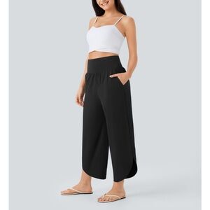 HALARA Black Relaxed-Fit Pants